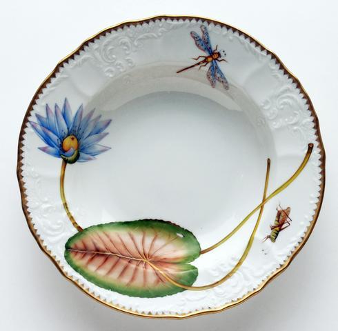 Seascape Waterlily Rim Soup - Gaines Jewelers