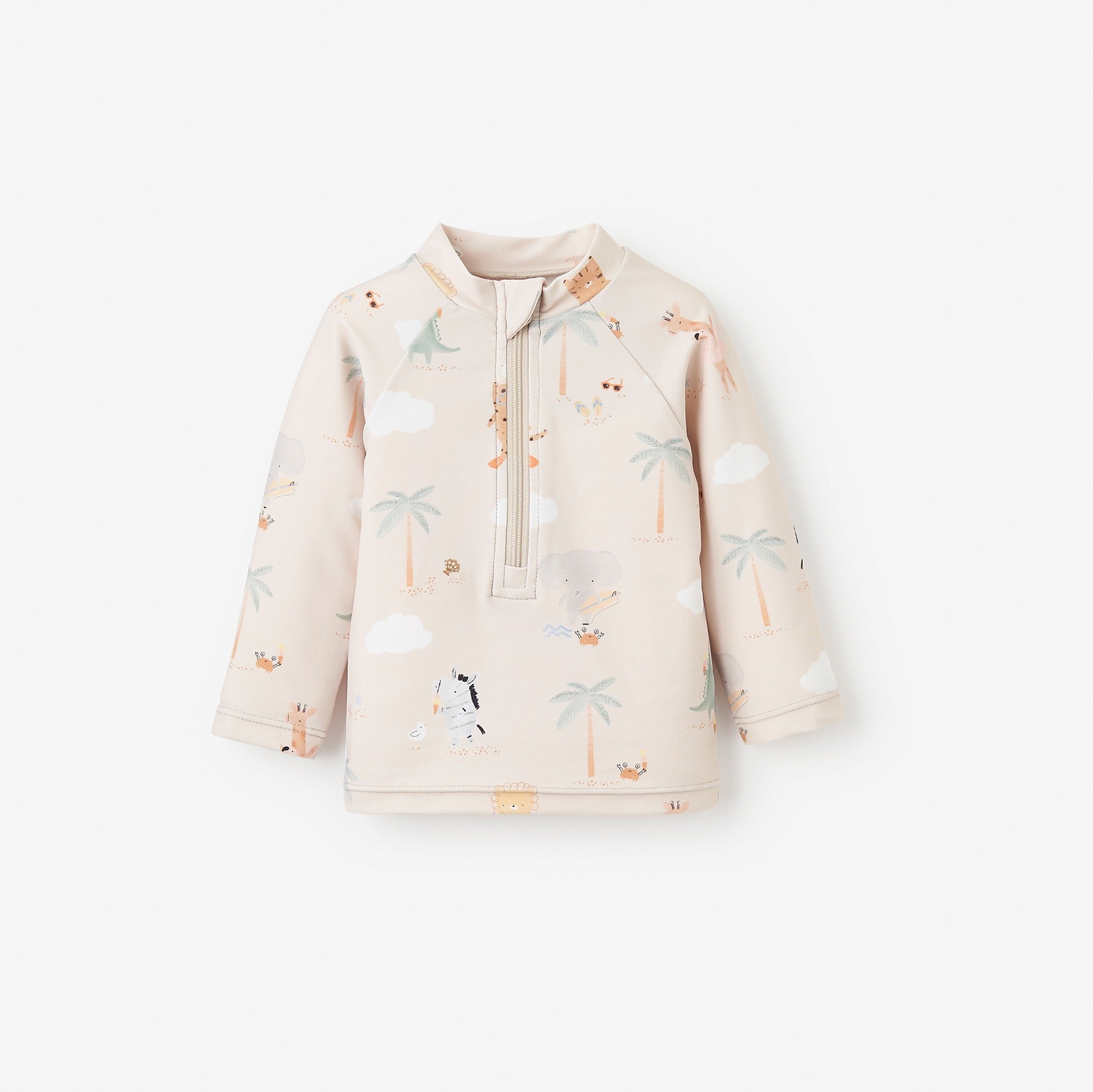 SEASIDE SAFARI BABY RASH GUARD 6-9 Months - Gaines Jewelers