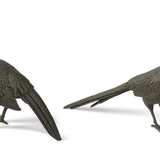 Set of 2 Resin Pheasants - K&K Interiors - Gaines Jewelers