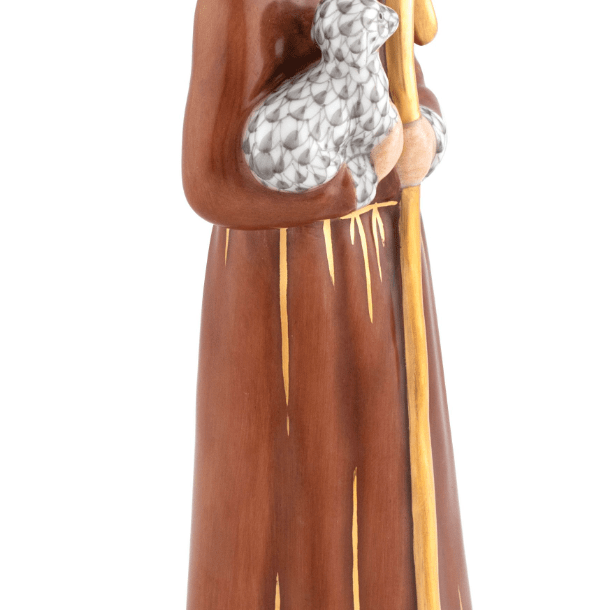 Shepherd With Lamb - Herend - Gaines Jewelers
