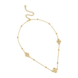 Shield choker necklace- Gold Vermeil -Gracewear Collection - Gaines Jewelers