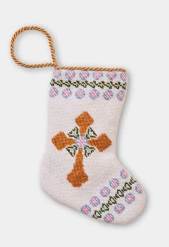 Shuler Studio - Immanuel Cross - Bauble Stockings - Gaines Jewelers