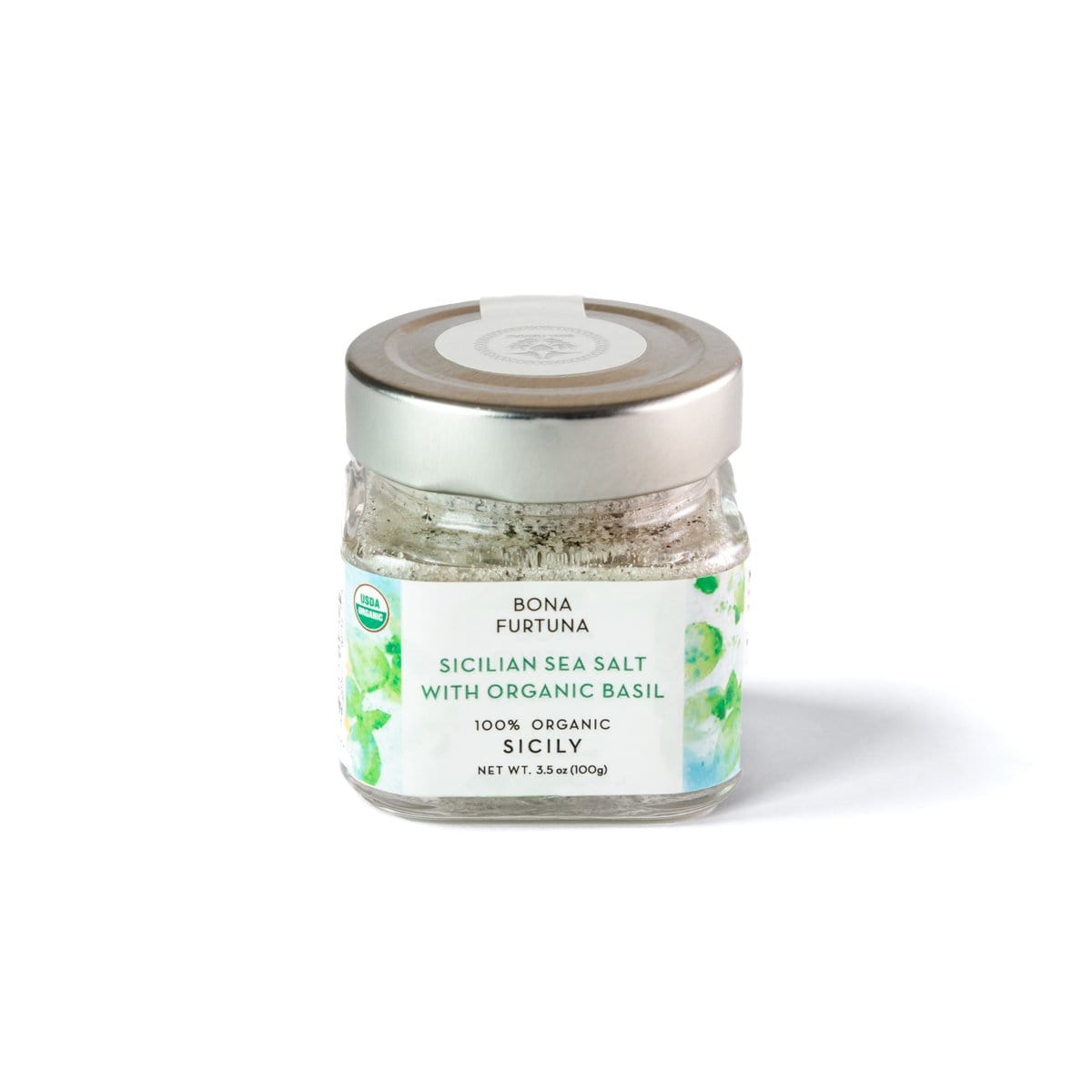 Sicilian Sea Salt with Organic Basil 3.5oz - Gaines Jewelers