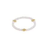 Signature Cross Gold 4mm Gemstone Bracelet - Mother Of Pearl - Enewton - Gaines Jewelers