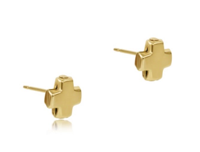 Signature Cross Gold Stud - Gold - enewton - Gaines Jewelers