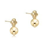 Signature Cross Small Gold Stud - Classic Gold - enewton - Gaines Jewelers