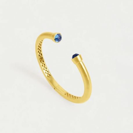 Signature Gemstone Cuff - Gold/Midnight Blue - Dean Davidson - Gaines Jewelers