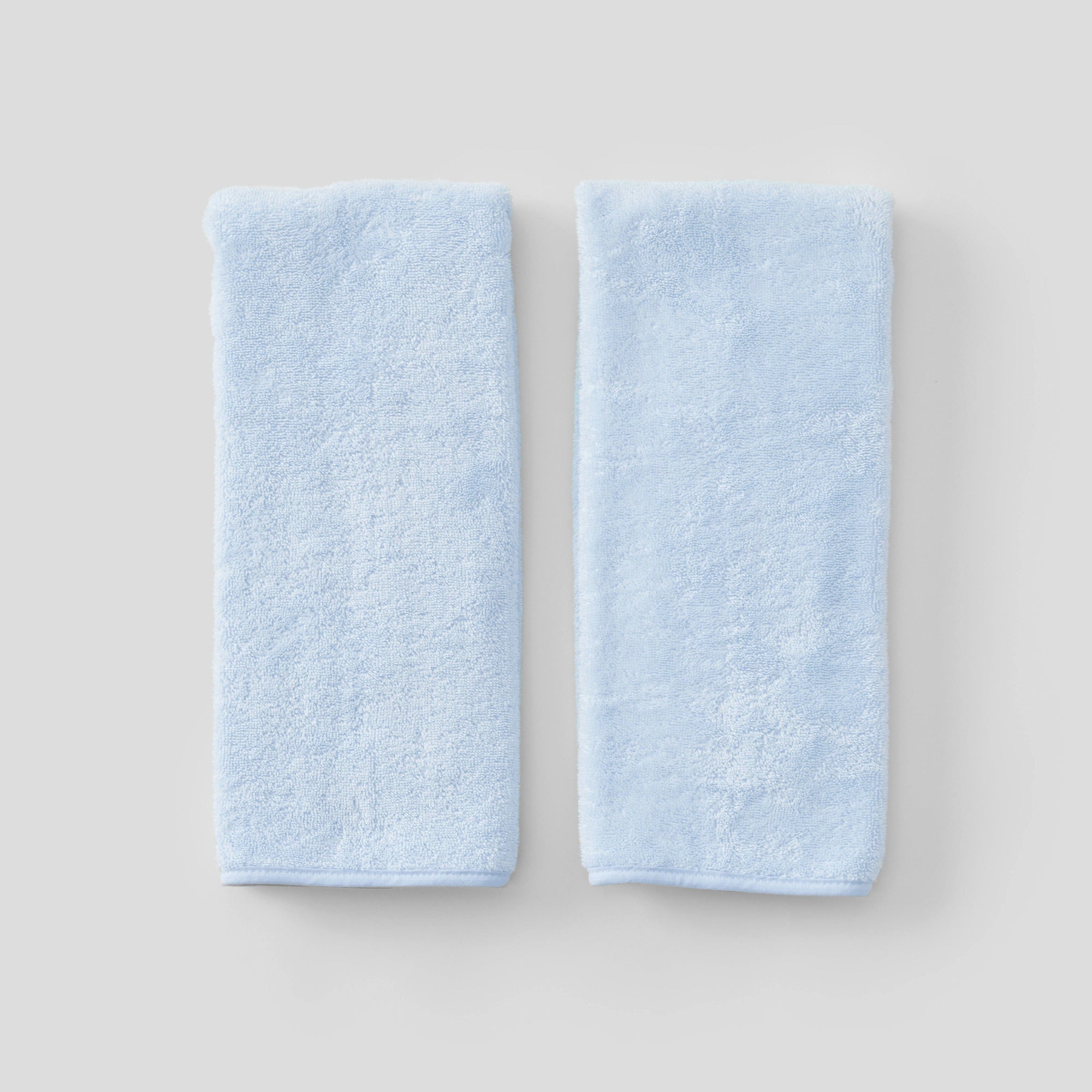 Signature Hand Towels (pair) - Light Blue on Light Blue - Gaines Jewelers