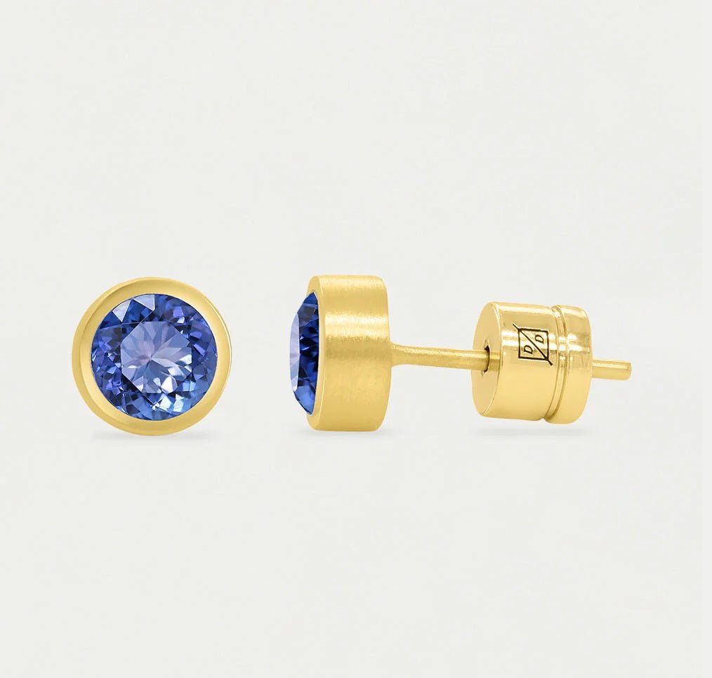 Signature Small Knockout Studs Midnight Blue - Gaines Jewelers