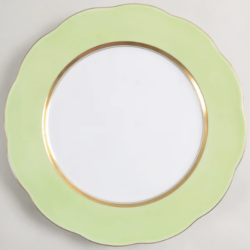 *Silk Ribbon Lime Dinner Plate* - Herend - Gaines Jewelers