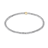 Silver Faceted Hematite 2mm - Extends - enewton - Gaines Jewelers
