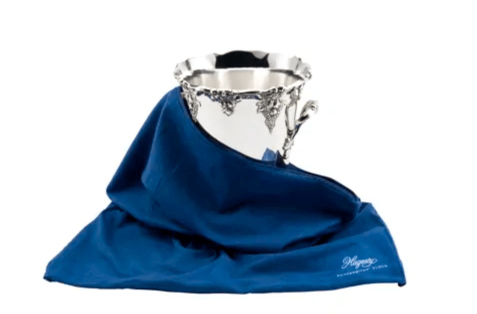 silver keeper bag 18x18 - Gaines Jewelers