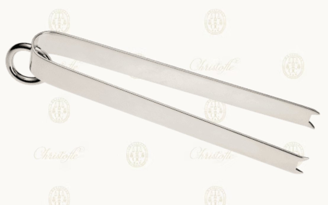 Silver - Plated Ice Tongs - Christolfe - Gaines Jewelers