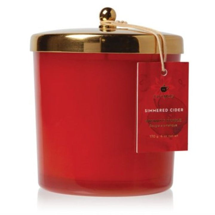 Simmered Cider Poured Candle Harvest Red - Thymes - Gaines Jewelers