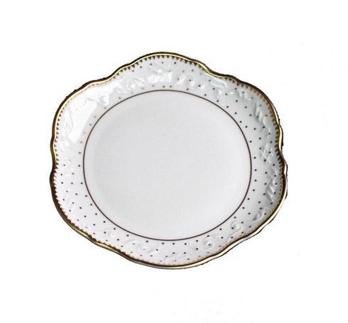 Simply Anna Polka Gold Bread & Butter Plate - Gaines Jewelers