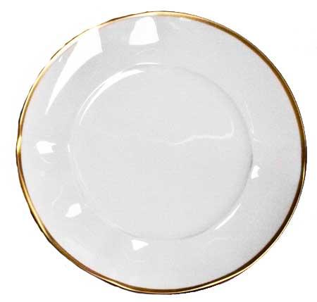 Simply Elegant Gold Salad Plate - Gaines Jewelers