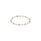 Sincerity Gemstone & Pearl 4mm Bracelet - Aquamarine - Enewton - Gaines Jewelers