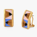Sloane Frame Stud Earring - Brackish - Gaines Jewelers