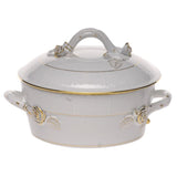 Small Covered Vegetable Dish Golden Edge - Herend - Gaines Jewelers