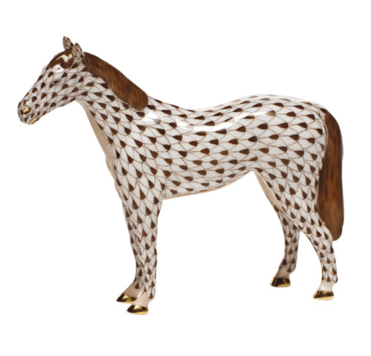 Small Horse in Chocolate - Herend - Gaines Jewelers