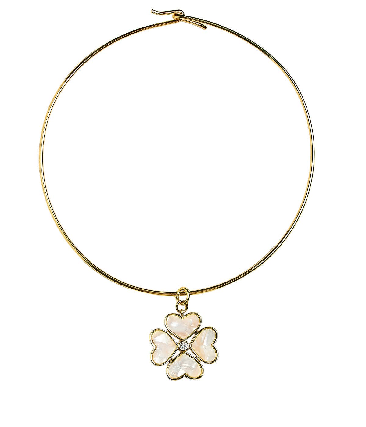 Small Poppy Collar Necklace - 18k Gold Plated - Lisi Lerch - Gaines Jewelers