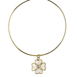 Small Poppy Collar Necklace - 18k Gold Plated - Lisi Lerch - Gaines Jewelers