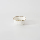 Snack Bowl - White and Gold - Pampa Bay - Gaines Jewelers