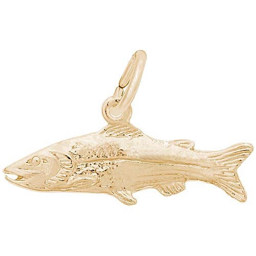 Snook Fish Charm Sterling Charm - Rembrandt Charms - Gaines Jewelers