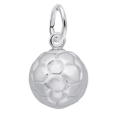 Soccer Ball Charm Sterling Sliver - Rembrandt Charms - Gaines Jewelers
