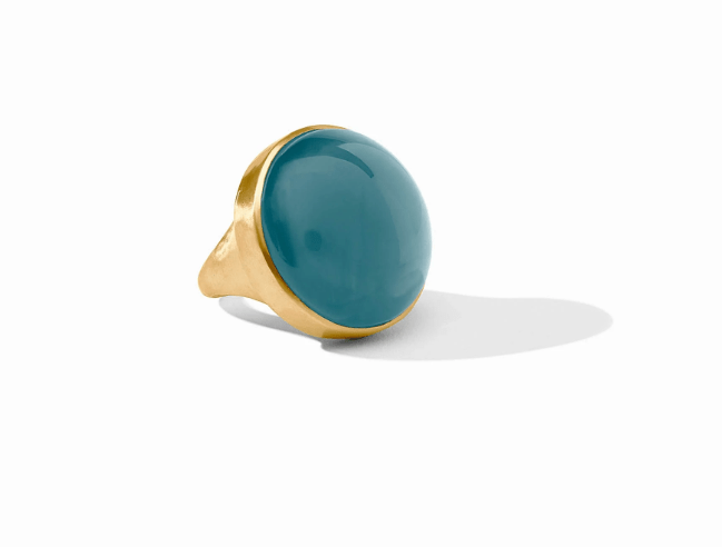 Solara Statement Ring - Iridescent Montana Blue - Julie Vos - Gaines Jewelers