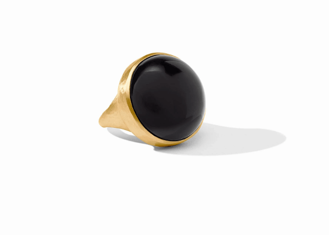 Solara Statement Ring - Obsidian Black - Julie Vos - Gaines Jewelers