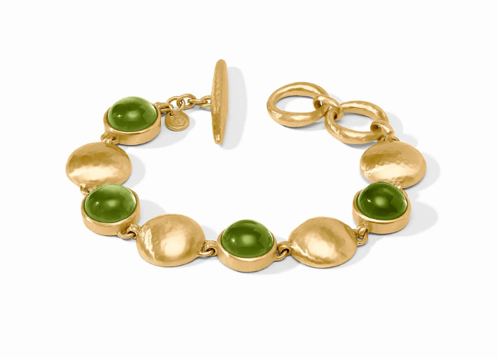 Solara Stone Bracelet - Iridescent Palmetto Green - Julie Vos - Gaines Jewelers