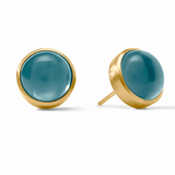 Solara Stone Stud - Iridescent Montana Blue - Julie Vos - Gaines Jewelers