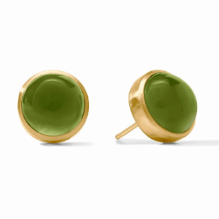 Solara Stone Stud - Iridescent Palmetto Green - Julie Vos - Gaines Jewelers