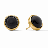 Solara Stone Stud - Obsidian Black - Julie Vos - Gaines Jewelers