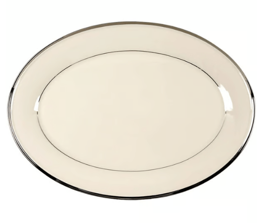 * Solitaire Oval Platter - Lenox - Gaines Jewelers