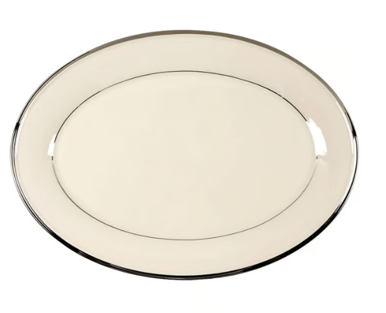 * Solitaire Oval Platter - Lenox - Gaines Jewelers