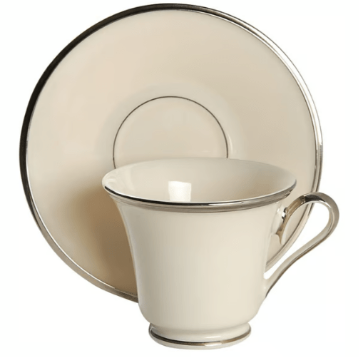 * Solitaire Tea Cup & Saucer - Lenox - Gaines Jewelers