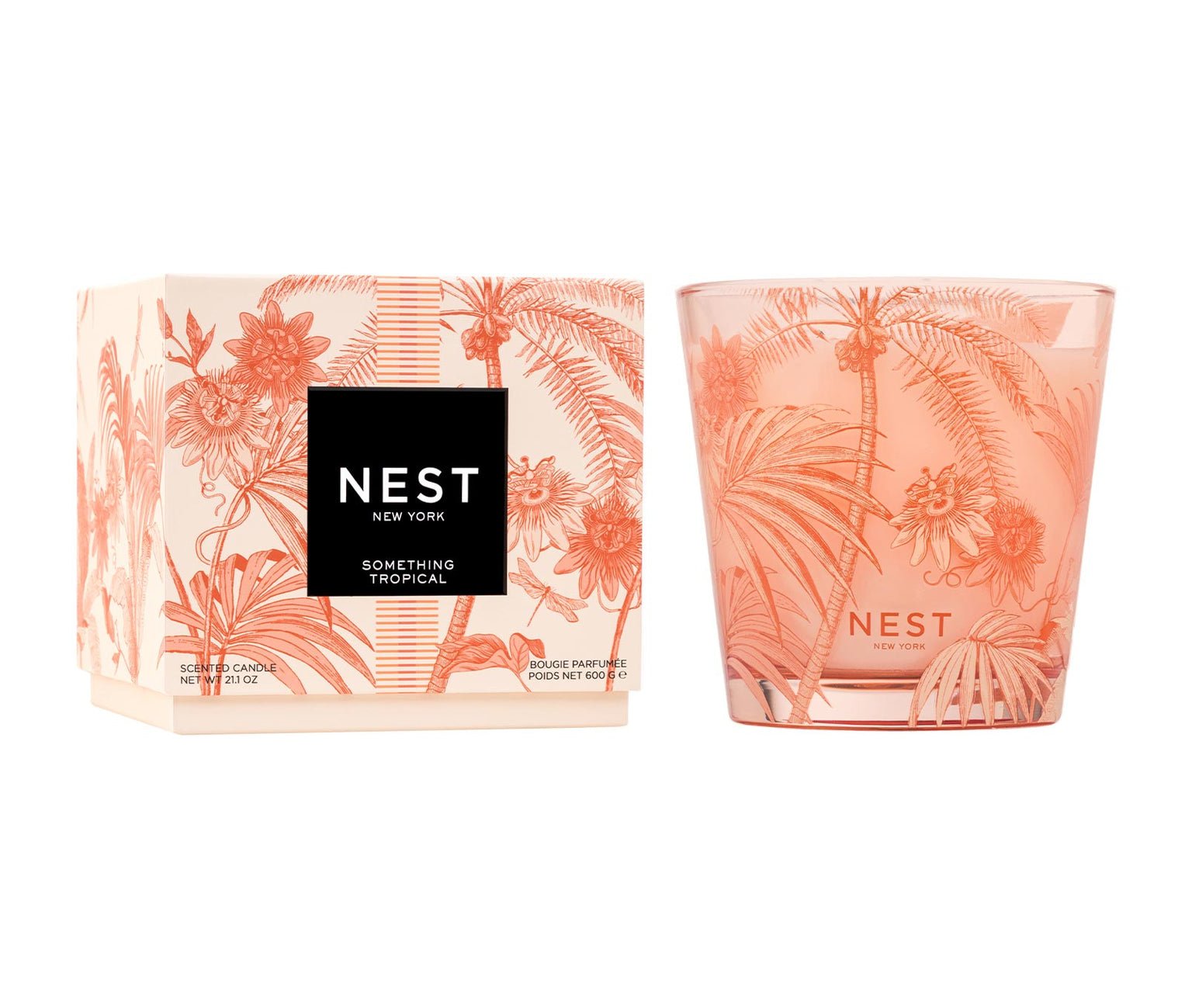 Something Tropical Decorative 3 - Wick Candle - Nest Fragrances - Gaines Jewelers