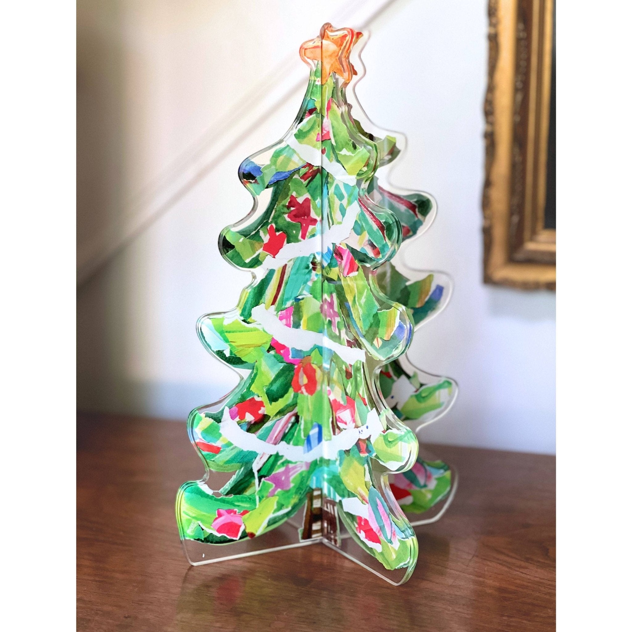 Sparkle Plenty 3 - D Acrylic Christmas Tree - Lauren Dunn - Gaines Jewelers