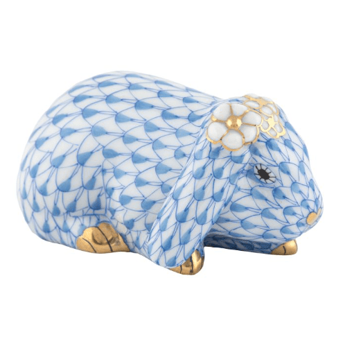 Spring Bunny in Blue - Herend - Gaines Jewelers