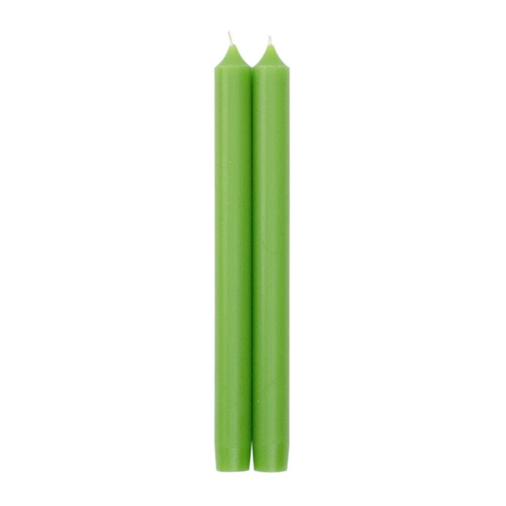 Spring Green 10" Crown Candles - Caspari - Gaines Jewelers