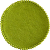 Spring Green Pom Pom Felt Placemat - Hester & Cook - Gaines Jewelers