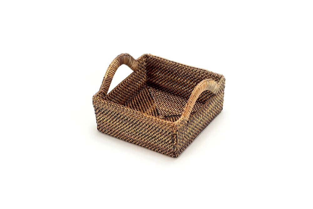 Square Bread Basket with Handles-medium-Calaisio - Gaines Jewelers