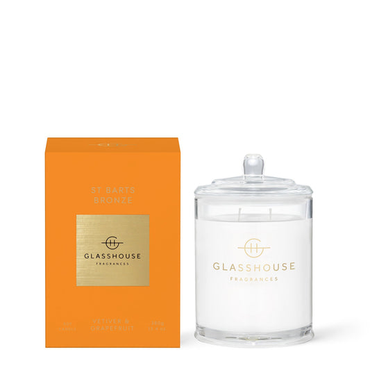 St. Barts Bronze Candle - Glasshouse Fragrances - Gaines Jewelers