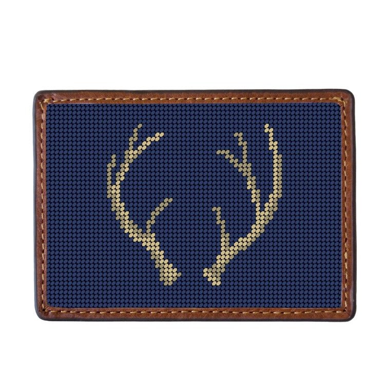 Steadfast Needlepoint Credit Card Wallet - Anne Neilson - Gaines Jewelers