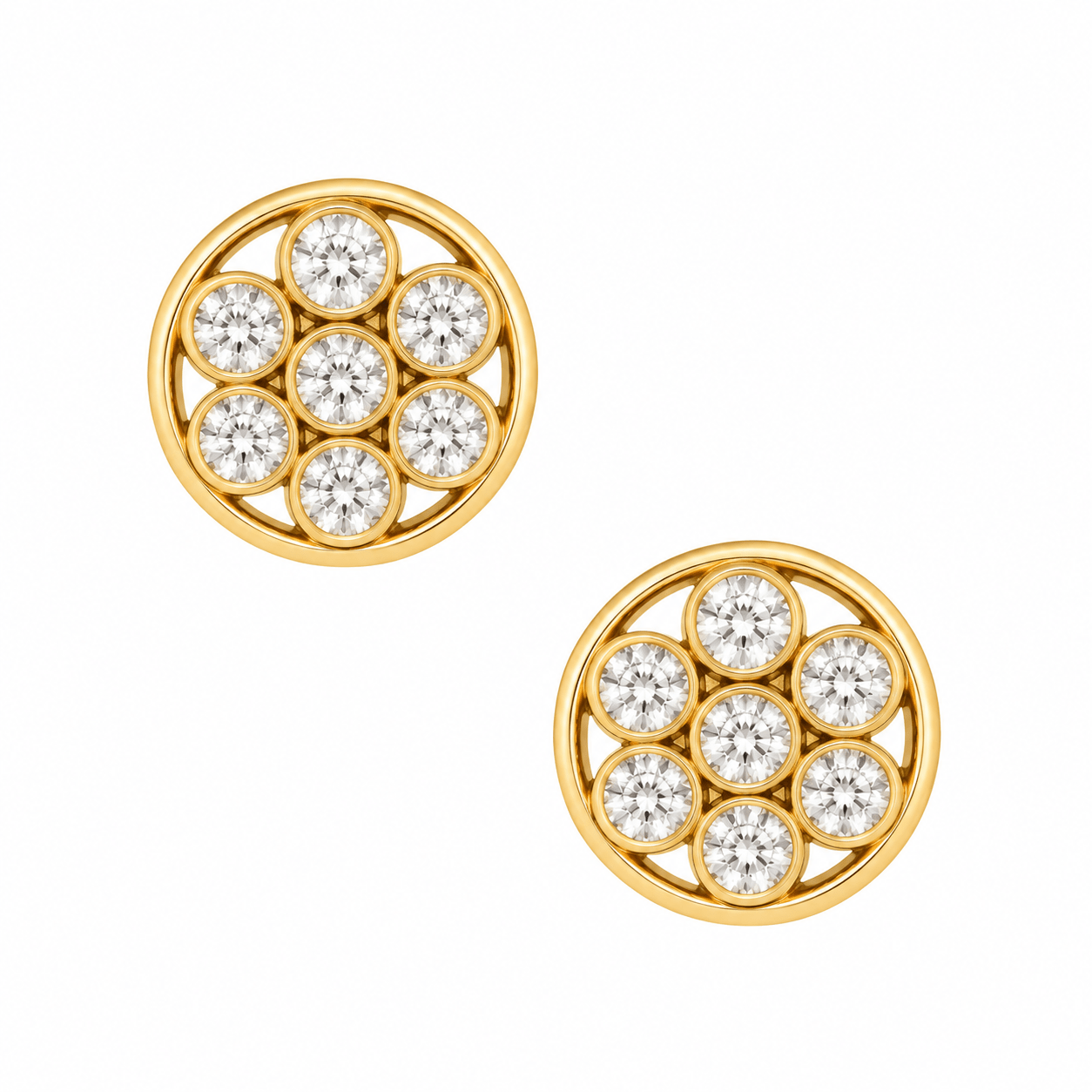 Stella Stud - 18K Plated -Lisi Lerch - Gaines Jewelers