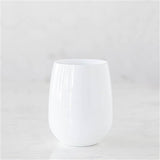 Stemless Wine 12 oz. - White - Hester & Cook - Gaines Jewelers