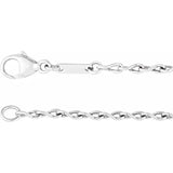 Sterling Silver Figure 8 Chain with Lobster Clasp - Stuller - Gaines Jewelers
