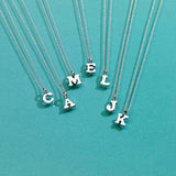 Sterling Silver Initial Necklace - Gaines Jewelers